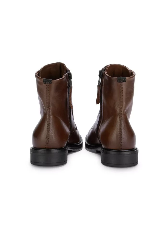 MJUS | STIVALETTI ALLACCIATI ZIP PELLE MARRONE Shopping Online