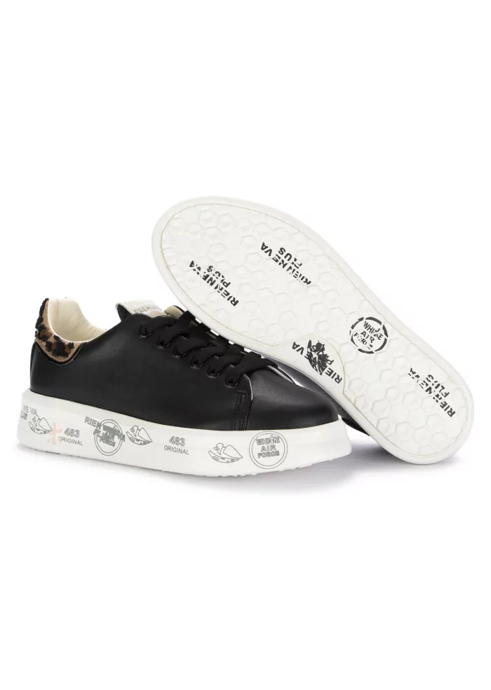PREMIATA | SNEAKERS BELLE PELLE NERO MACULATO In Vendita