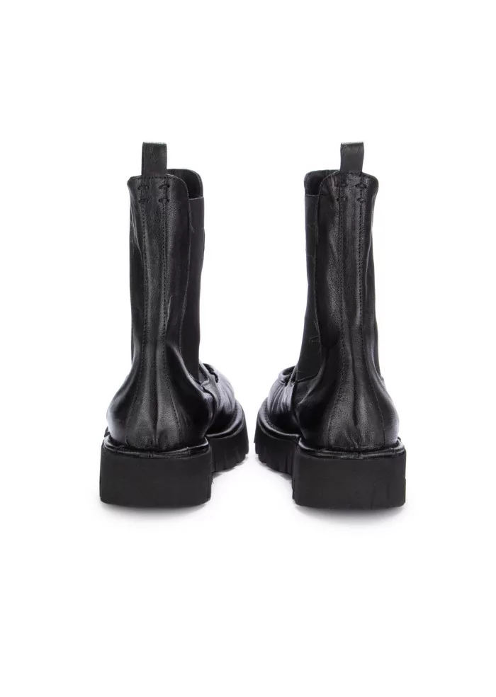 ERNESTO DOLANI | STIVALETTI CHUNKY PELLE NERO Offerte