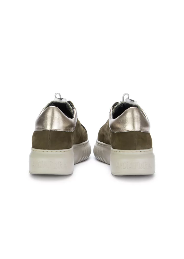 ANDIA FORA | SNEAKERS LIBI PY PELLE NABUK VERDE MILITARE 2025