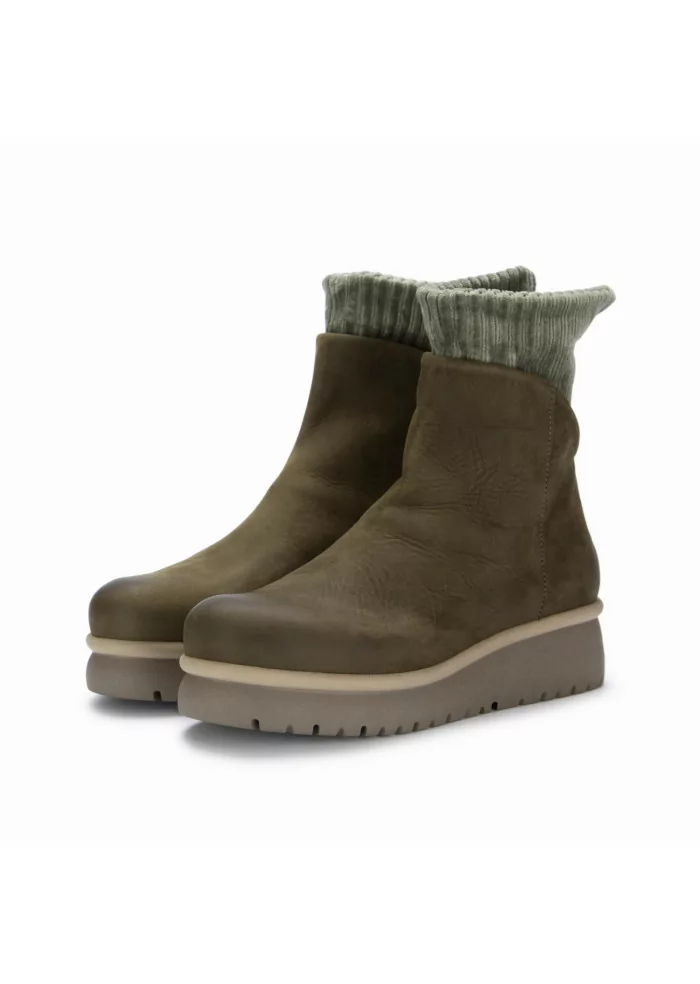 PATRIZIA BONFANTI | TRONCHETTI YAYA PELLE VERDE MILITARE