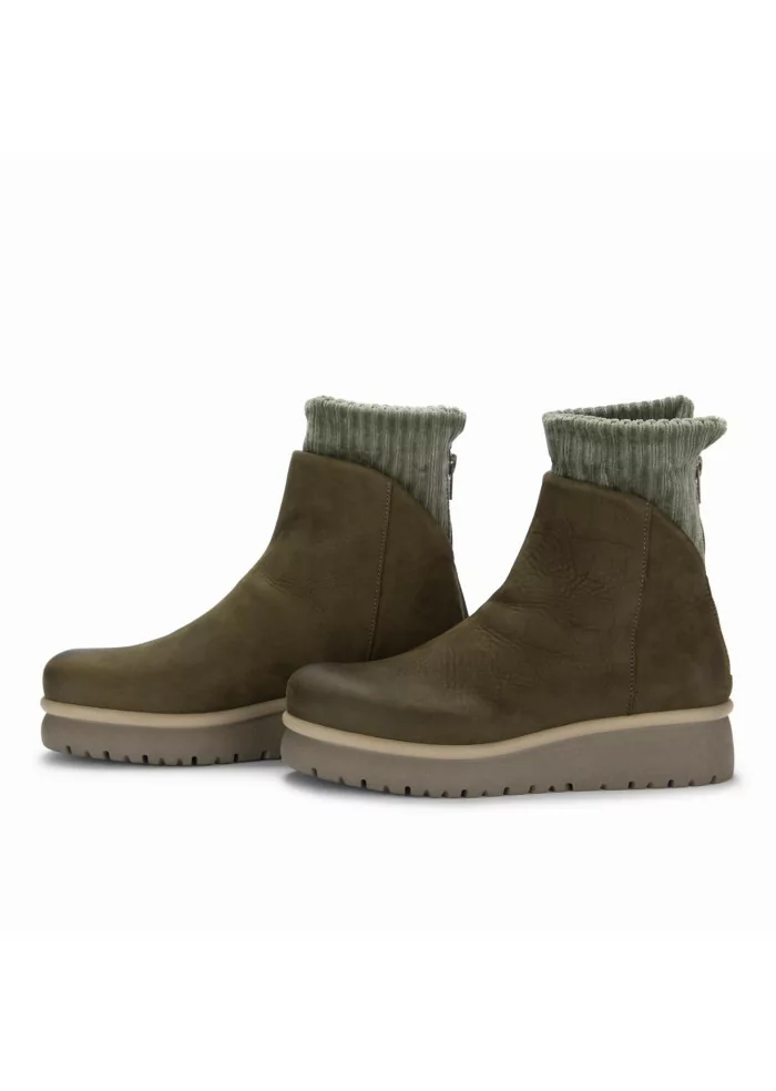 PATRIZIA BONFANTI | TRONCHETTI YAYA PELLE VERDE MILITARE Vendita