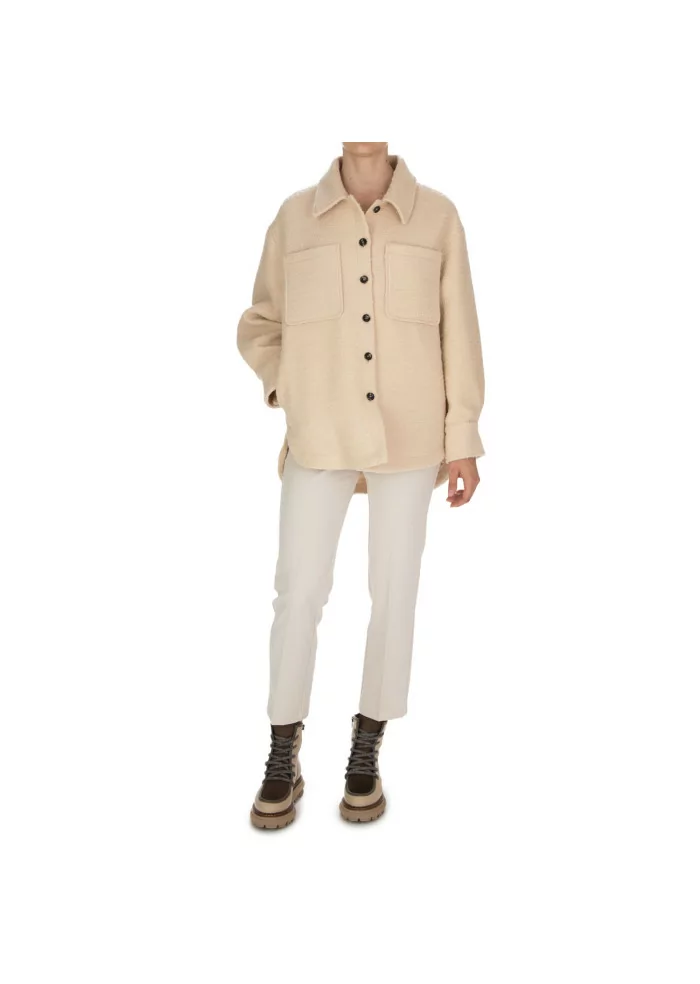 KARTIKA | PANTALONI JOGGING BIANCO PANNA Prezzo Ridotto