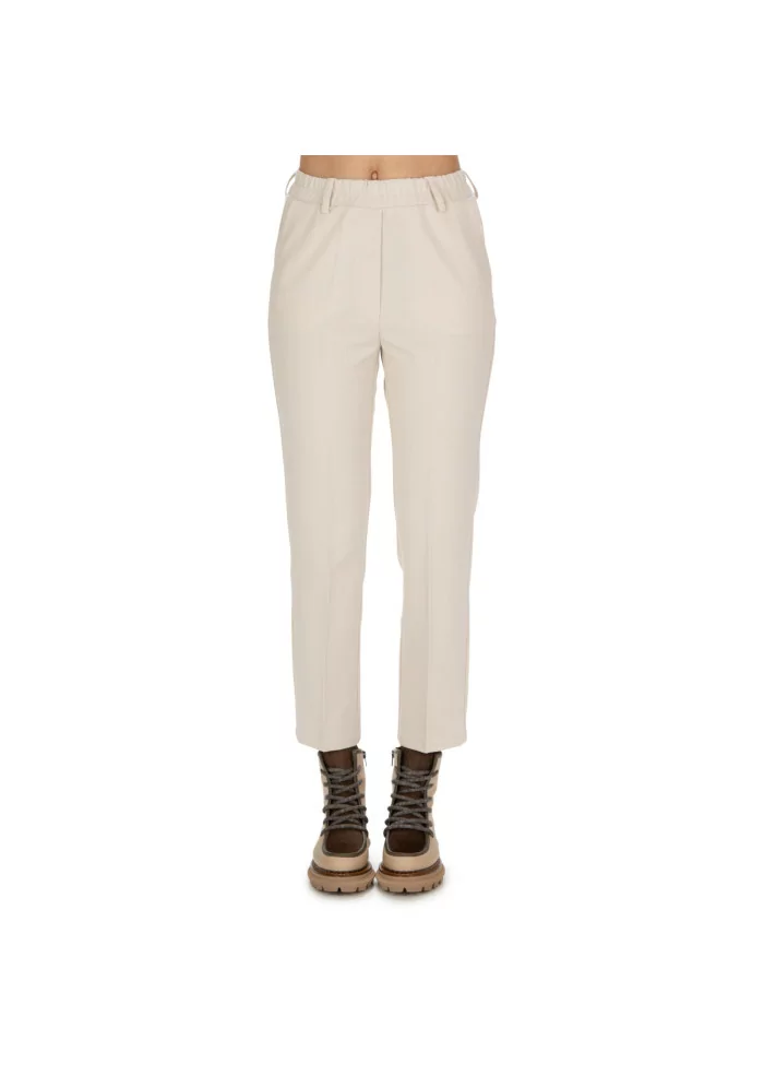KARTIKA | PANTALONI JOGGING BIANCO PANNA Prezzo Ridotto