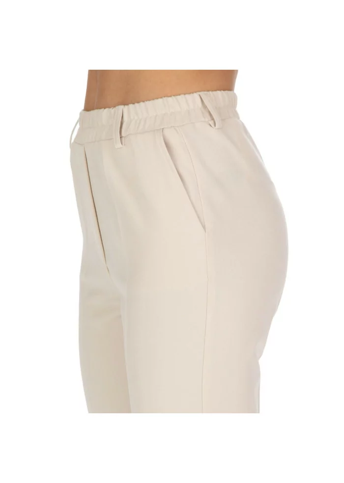 KARTIKA | PANTALONI JOGGING BIANCO PANNA Prezzo Ridotto