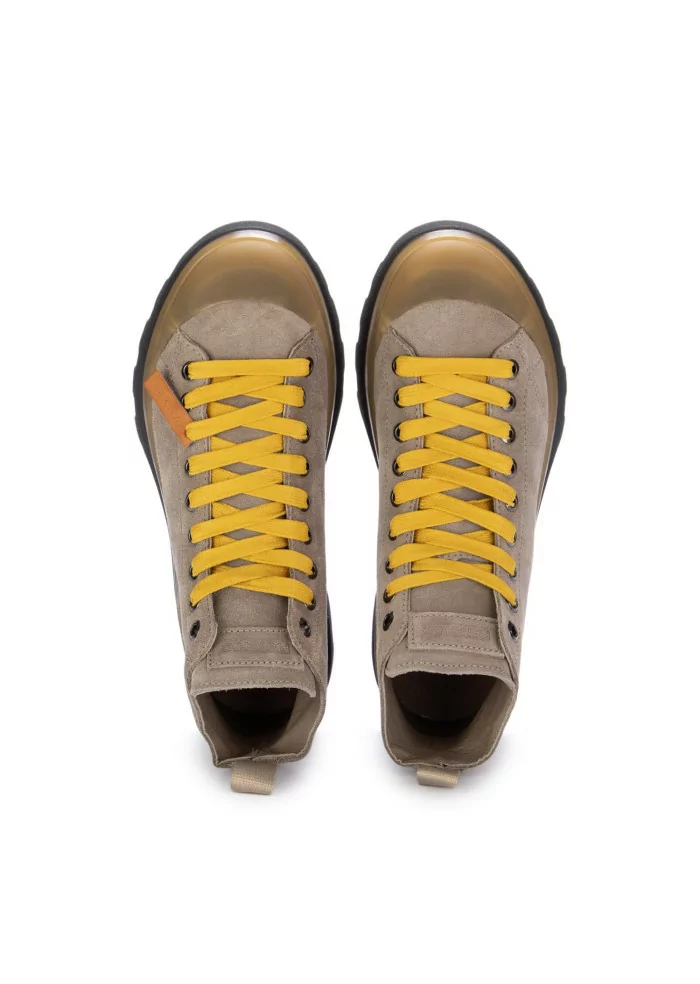 PANCHIC | STIVALETTI ALLACCIATI CAMOSCIO GRIGIO CHIARO Presa