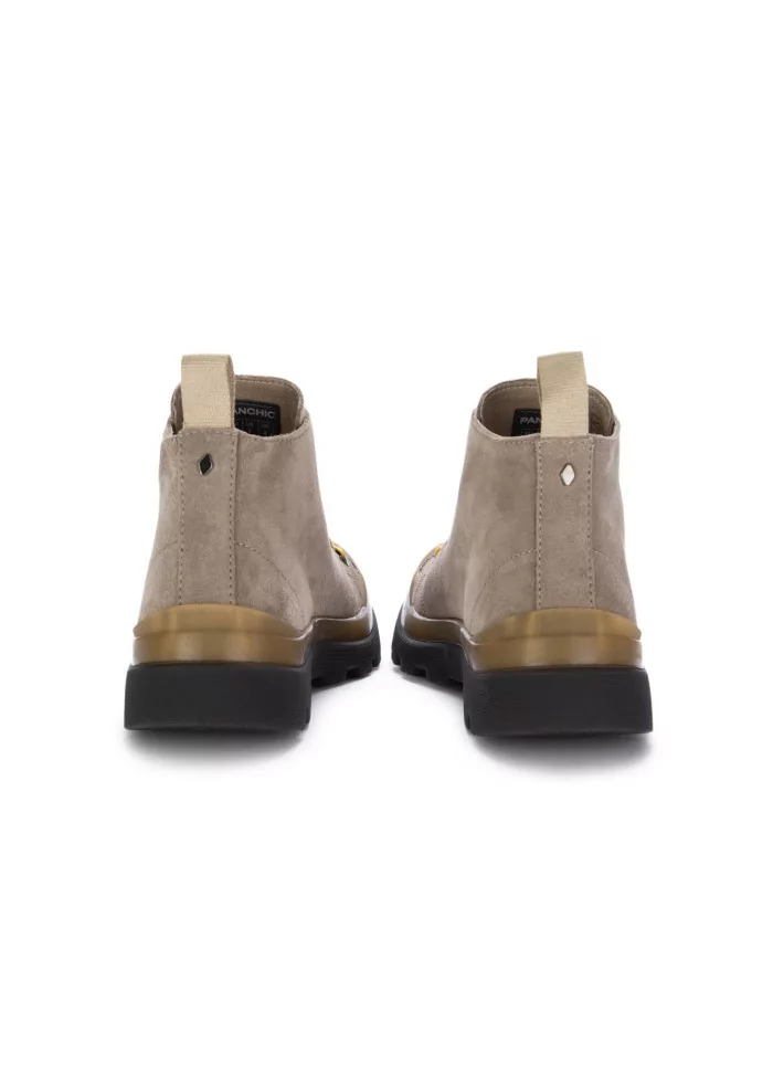PANCHIC | STIVALETTI ALLACCIATI CAMOSCIO GRIGIO CHIARO Presa