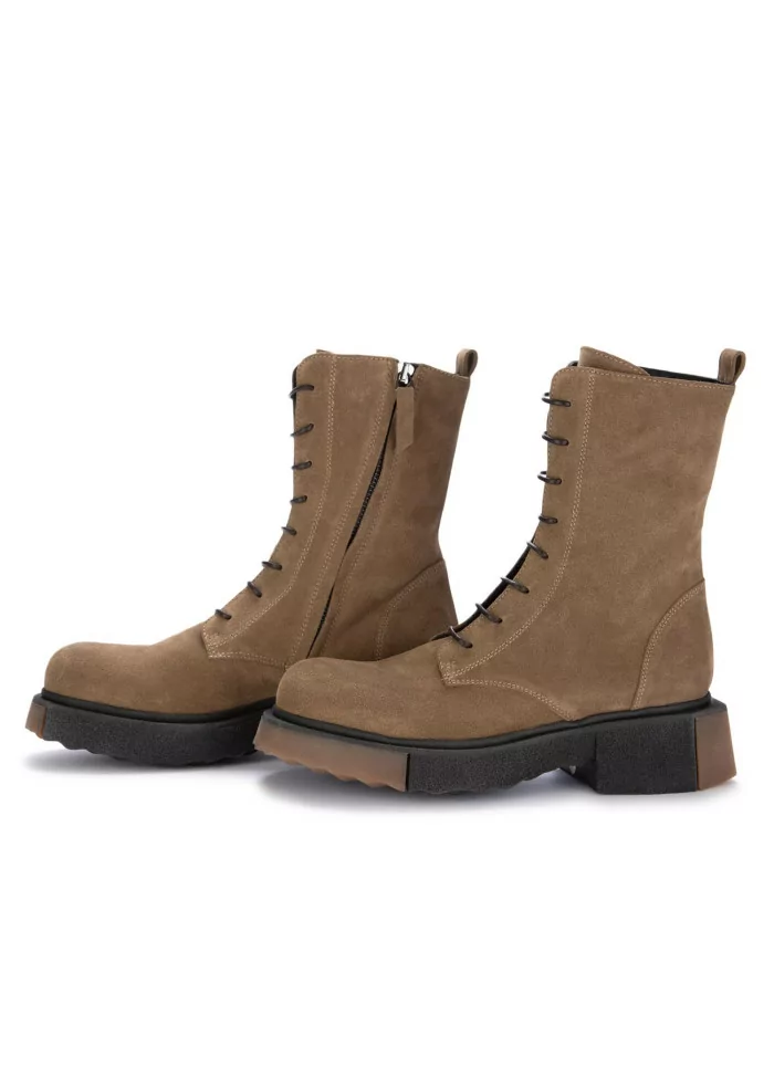 VICOLO 8 | TRONCHETTI ALLACCIATI CAMOSCIO MARRONE Offerte