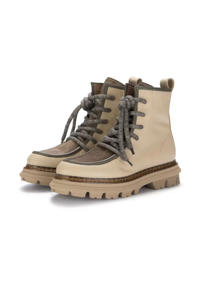 CATERINA C | TRONCHETTI PELLE CAVALLINO BEIGE Saldi