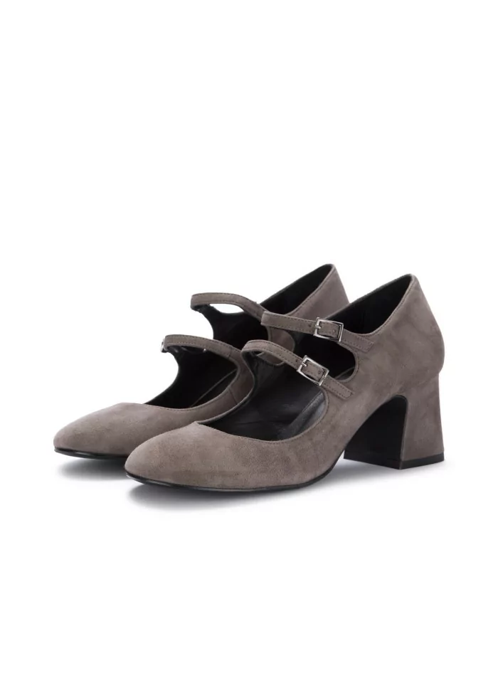 MA+DE 94 | SCARPE TACCO CAMOSCIO GRIGIO