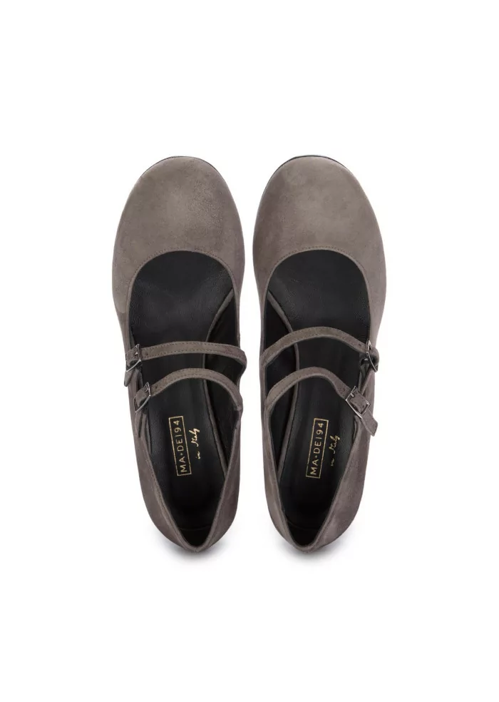 MA+DE 94 | SCARPE TACCO CAMOSCIO GRIGIO Saldi Di Fabbrica