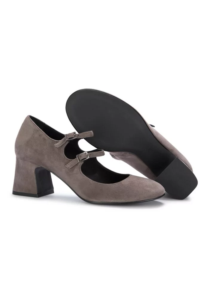 MA+DE 94 | SCARPE TACCO CAMOSCIO GRIGIO Saldi Di Fabbrica