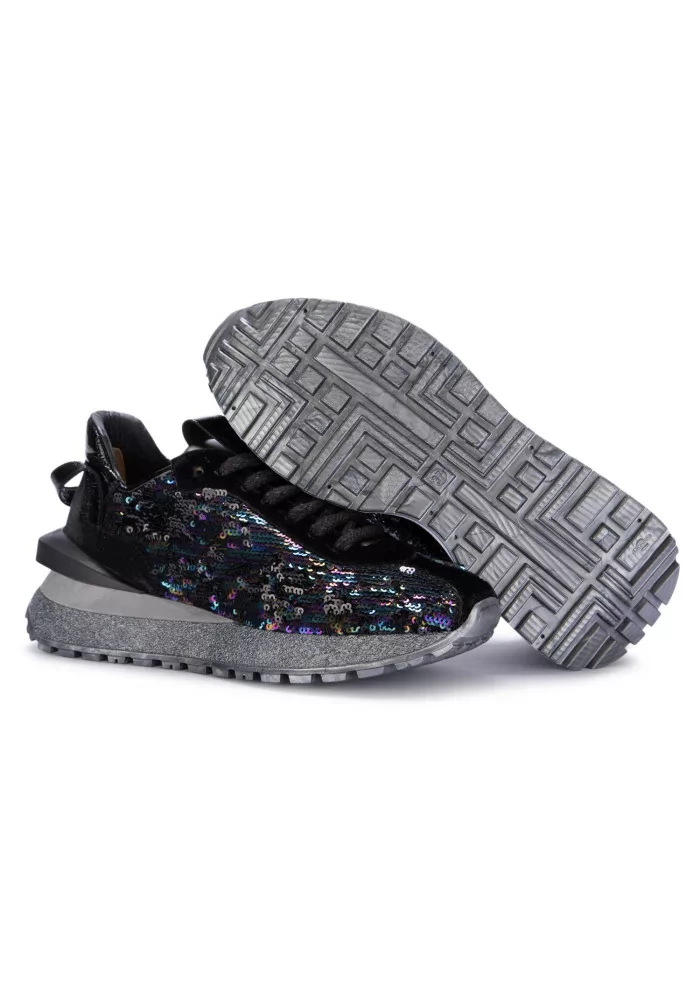 JUICE | SNEAKERS PAILLETTES VELLUTO MULTICOLORE In Saldo