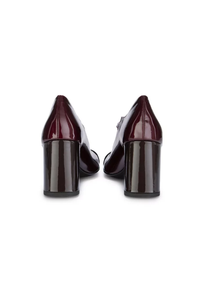 IL BORGO FIRENZE | SCARPE CON TACCO MARRONE BORDEAUX Nuova