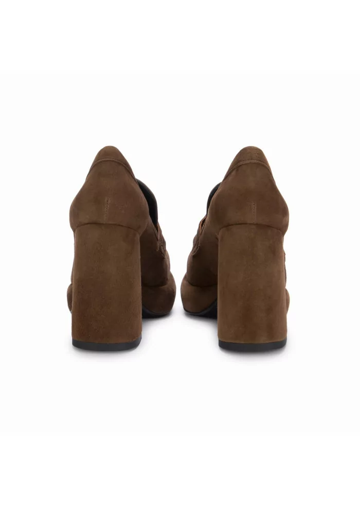 POESIE VENEZIANE | SCARPE TACCO CAMOSCIO MARRONE Italy