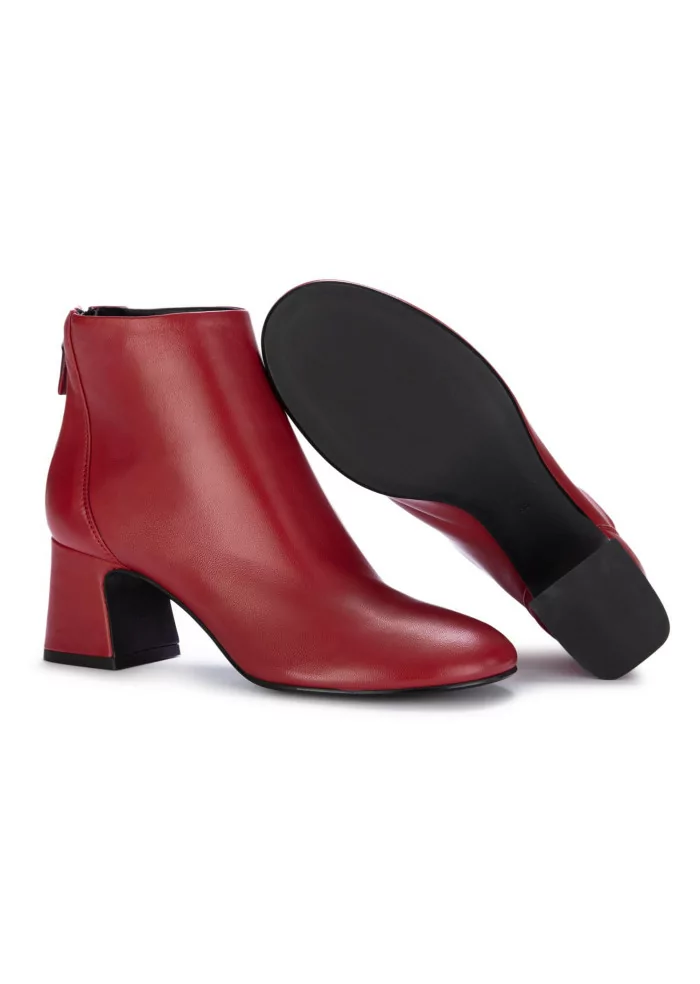 MA+DE 94 | STIVALETTI TACCO NAPPA ROSSO In Linea