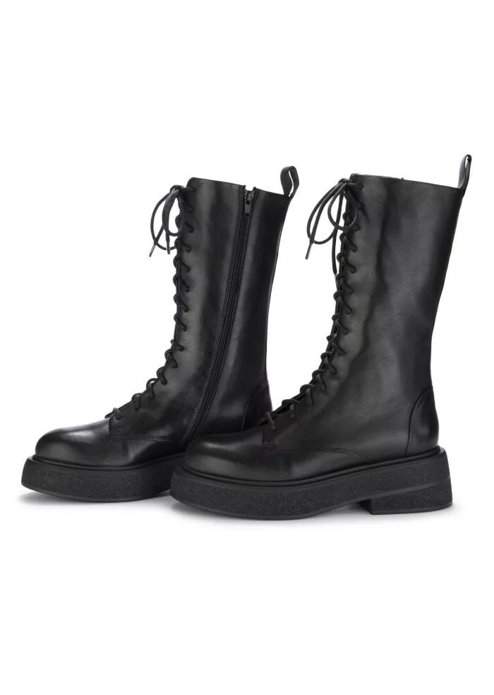 MANOVIA 52 | STIVALI ALLACCIATI BUEWAX NERO Promozione