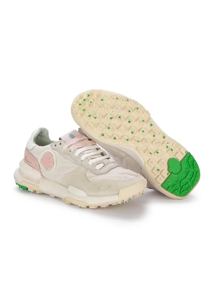 SATORISAN | SNEAKERS CHACRONA BIANCO ROSA Vendita calda