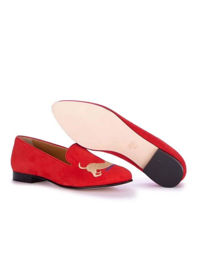 ROMA | BALLERINE GATTO GOMITOLO ROSSO Online Outlet