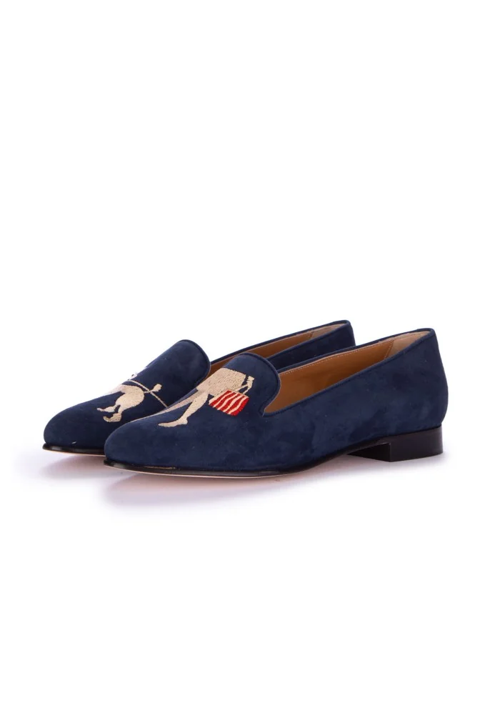 ROMA | BALLERINE TIFFANY CAMOSCIO BLU Offerta temporanea