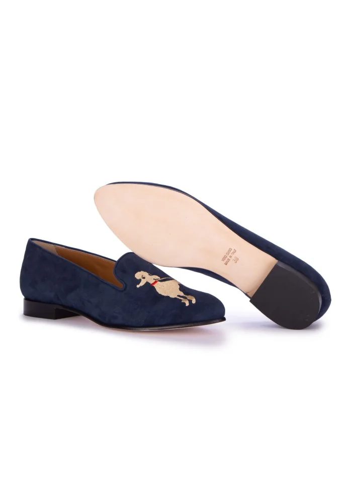 ROMA | BALLERINE TIFFANY CAMOSCIO BLU Offerta temporanea