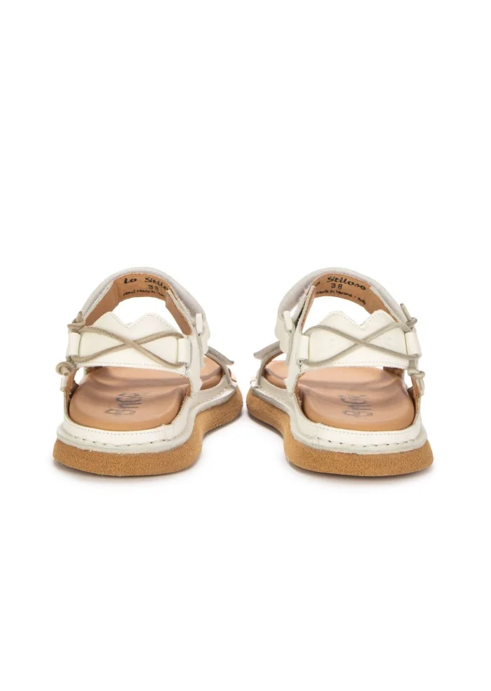 BNG REAL SHOES | SANDALI LO STILOSO BIANCO Grandi sconti