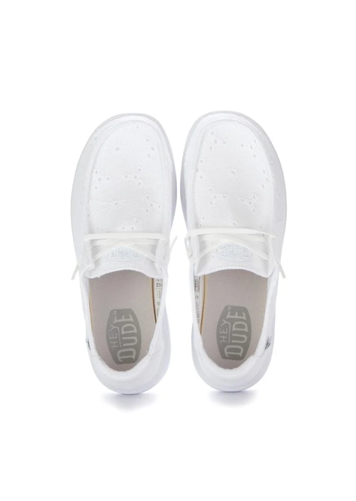 HEY DUDE | SCARPE BASSE WENDY RISE EYELET BIANCO Offerte giornaliere