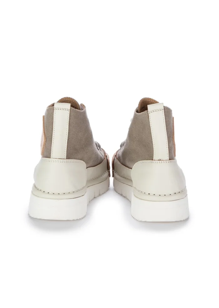 BNG REAL SHOES | SNEAKERS LA COCCO HIGH GRIGIO TORTORA PANNA Super Saving Price