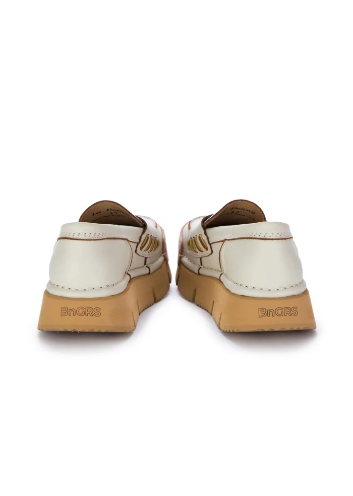 BNG REAL SHOES | MOCASSINI LA PENNY HIGH BIANCO Offerta settimanale