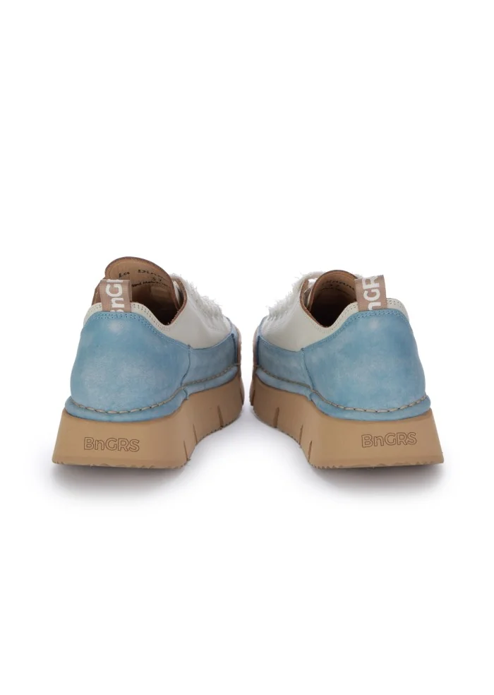 BNG REAL SHOES | SNEAKERS LA DINAMICA BIANCO AZZURRO Ritorno libero