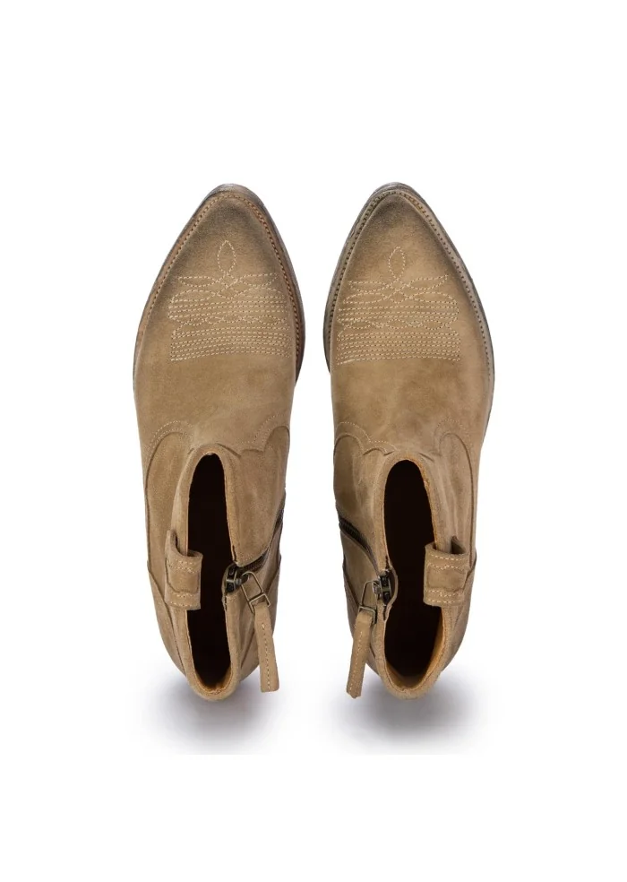 KEEP | STIVALETTI TEXANI CAMOSCIO DESERT BEIGE Ultimi tre giorni