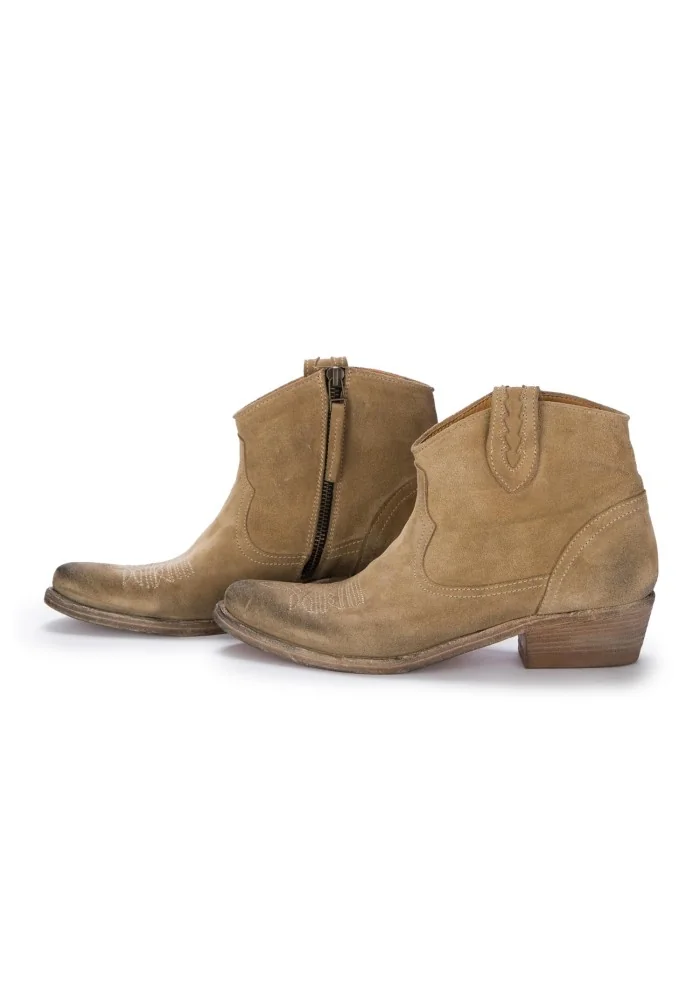 KEEP | STIVALETTI TEXANI CAMOSCIO DESERT BEIGE Ultimi tre giorni
