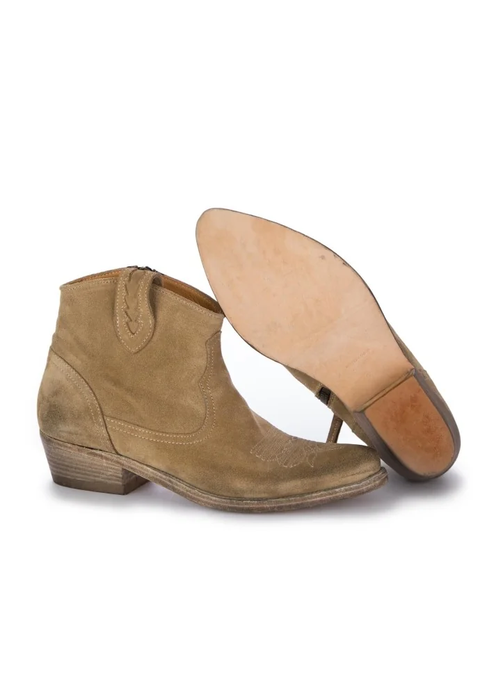 KEEP | STIVALETTI TEXANI CAMOSCIO DESERT BEIGE Ultimi tre giorni