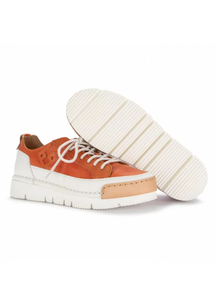BNG REAL SHOES | SNEAKERS "L'ARANCINA" ARANCIONE BIANCO Ultimo giorno