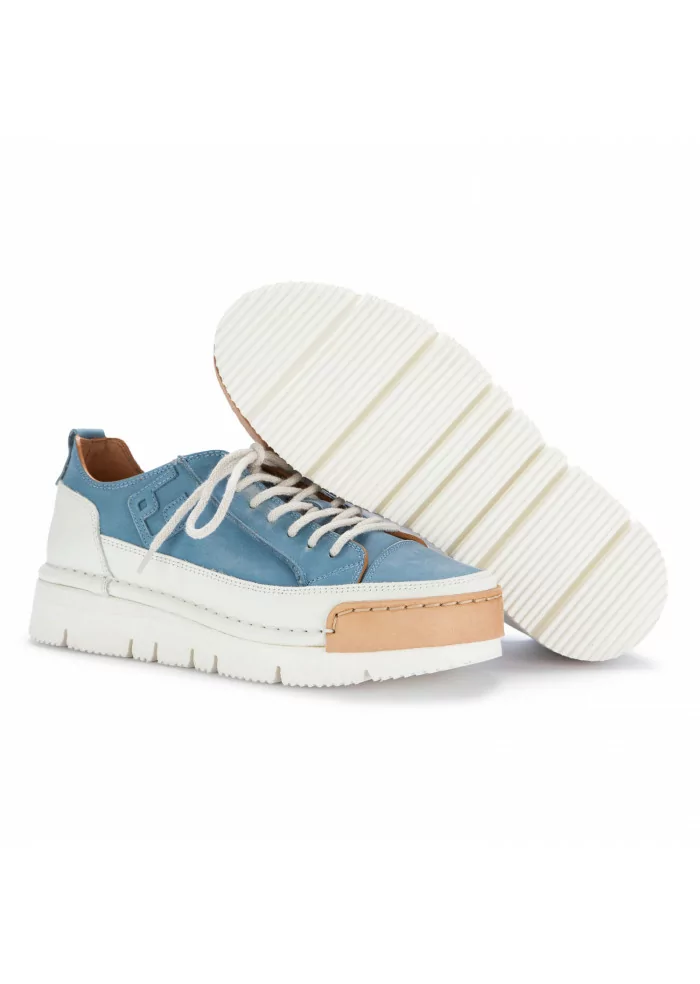 BNG REAL SHOES | SNEAKERS "LA NUVOLA" AZZURRO BIANCO Promozione temporanea