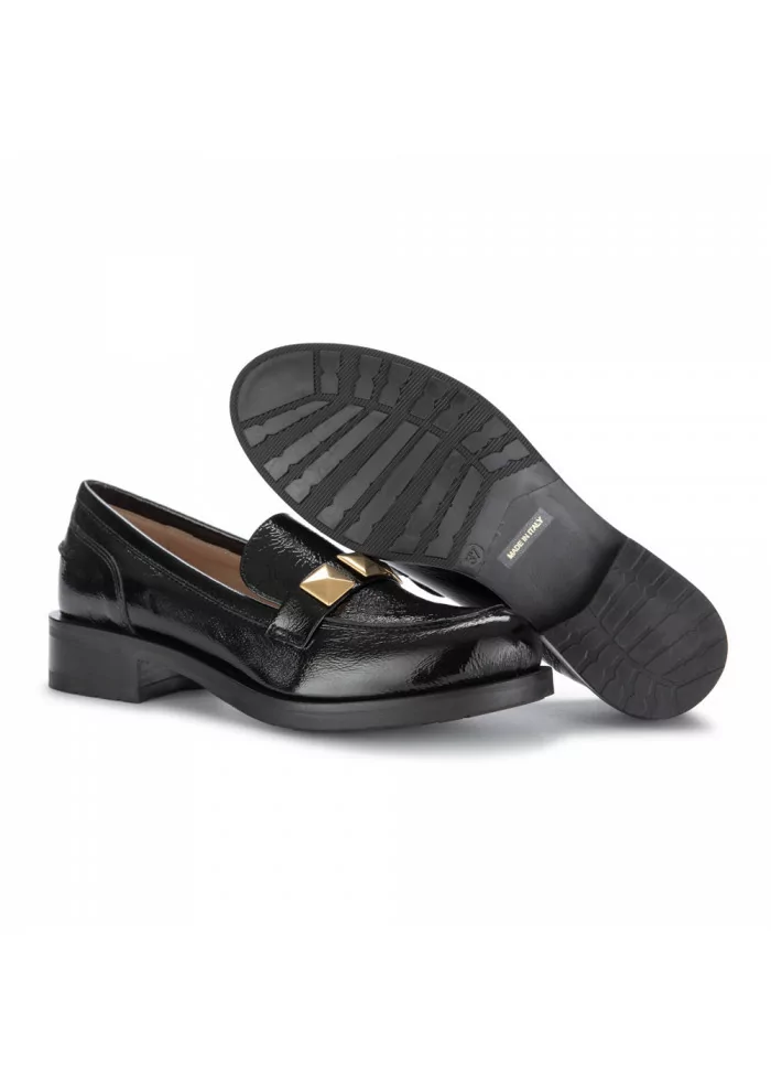 IL BORGO FIRENZE | SCARPE BASSE VERNICE FINISH NERO Sostegno trimestrale