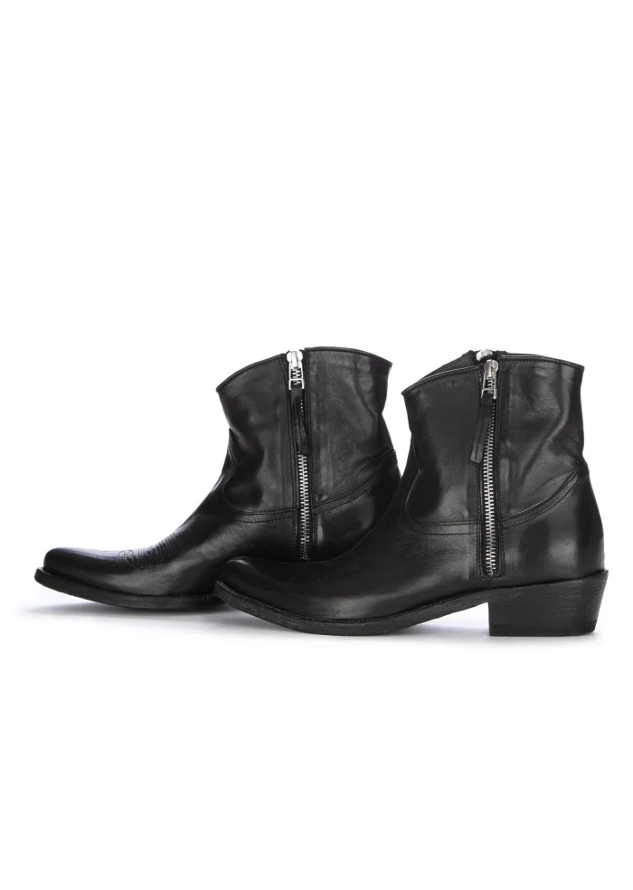 KEEP | STIVALETTI TEXANI CALIF CUOIO NERO Officina