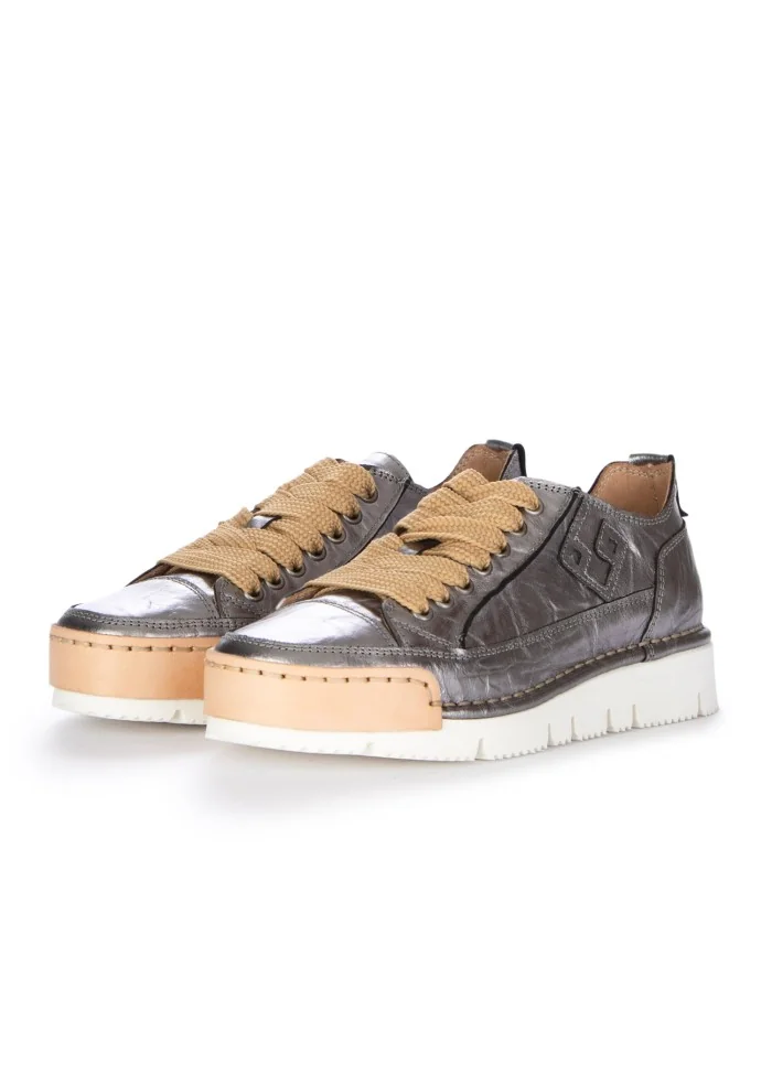 BNG REAL SHOES | SNEAKERS LA BRILLANTE ARGENTO In vendita