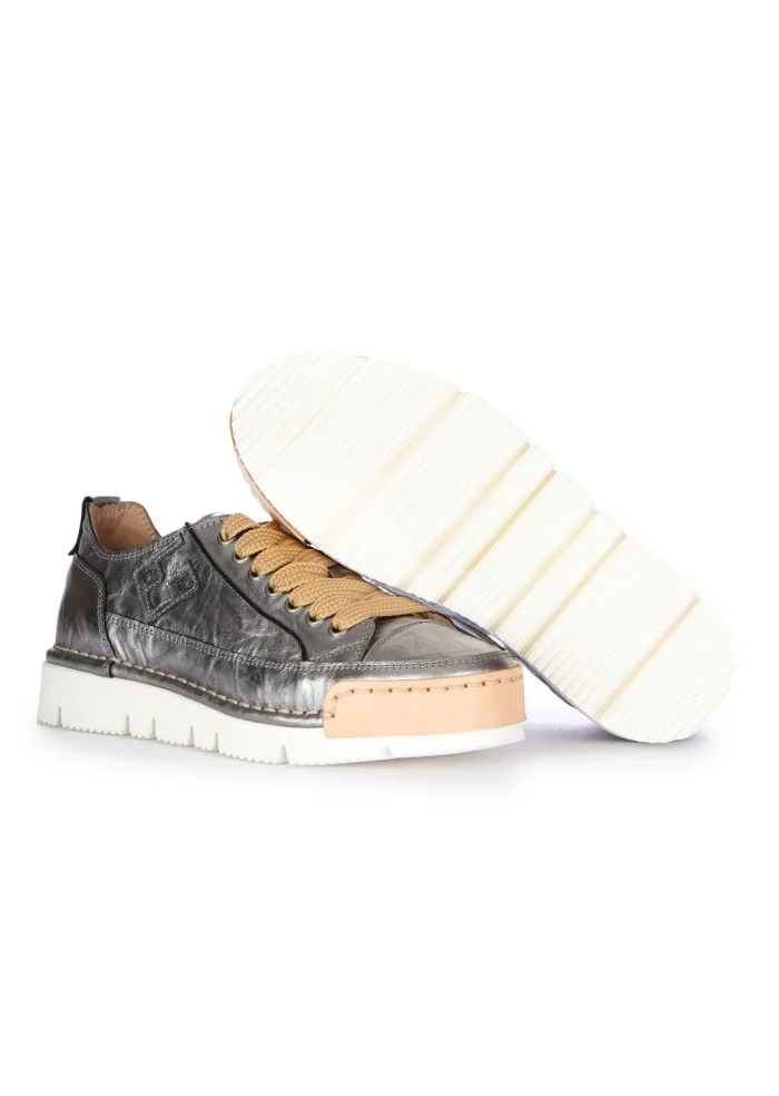 BNG REAL SHOES | SNEAKERS LA BRILLANTE ARGENTO In vendita
