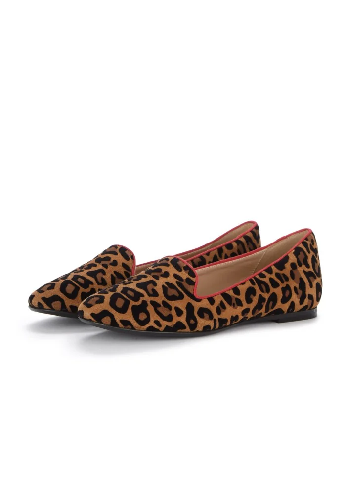 IL BORGO | BALLERINE LEOPARDINO MARRONE NERO ROSSO 2025
