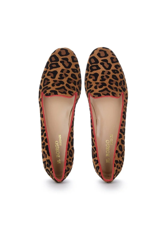IL BORGO | BALLERINE LEOPARDINO MARRONE NERO ROSSO 2025