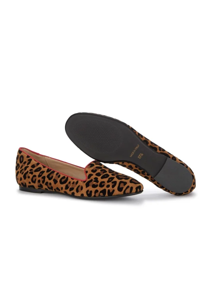 IL BORGO | BALLERINE LEOPARDINO MARRONE NERO ROSSO 2025
