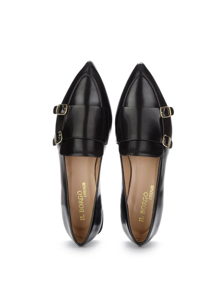 IL BORGO FIRENZE | SCARPE BASSE CINTURINI NERO Italy