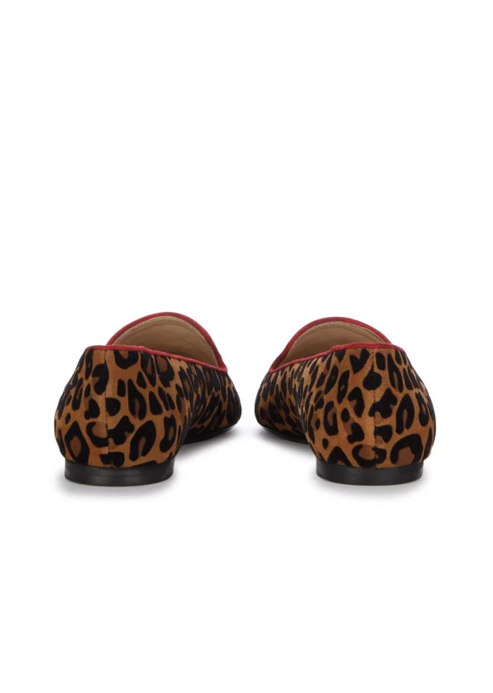 IL BORGO FIRENZE | SCARPE BASSE LEOPARDINO MARRONE NERO ROSSO In Linea