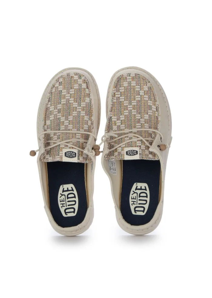 HEY DUDE | SCARPE WENDY SLIP CLASSIC BEIGE MULTICOLOR Fino Al -60%