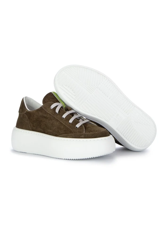 ANDIA FORA | SNEAKERS IZAR CAMOSCIO VERDE Sottocosto