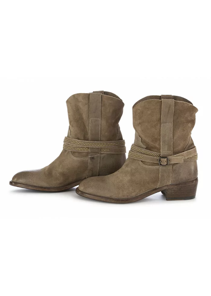 MOMA | STIVALI DONNA TACCO 4CM SCAMOSCIATO GRIGIO Novità