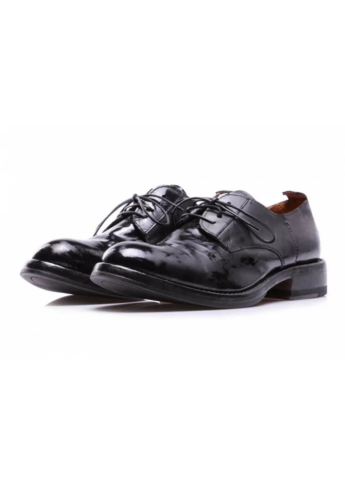 MOMA | SCARPE ALLACCIATE PLUS IN PELLE NERO Spedizione gratuita