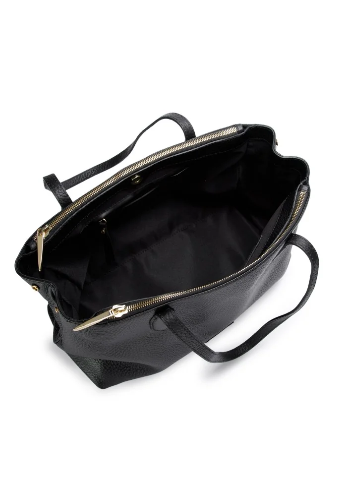 GIANNI CHIARINI | BORSA SHOPPER MARA NERO Enormi risparmi