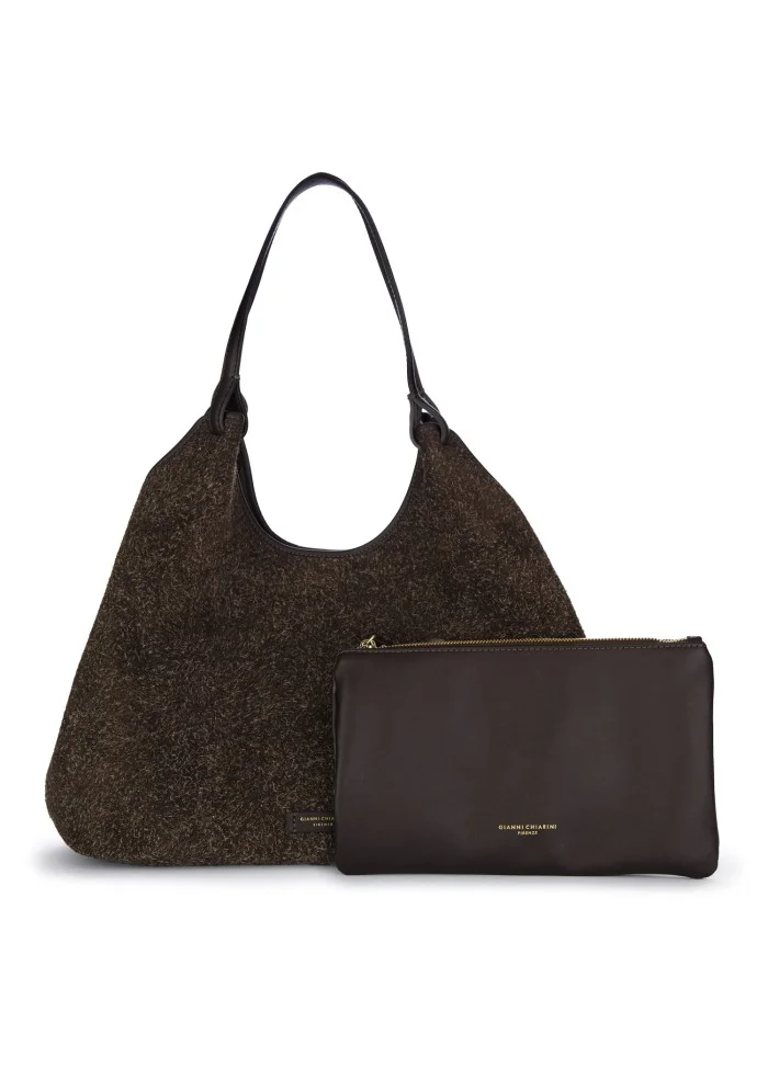 GIANNI CHIARINI | BORSA A SPALLA DUA MARRONE Sconti VIP